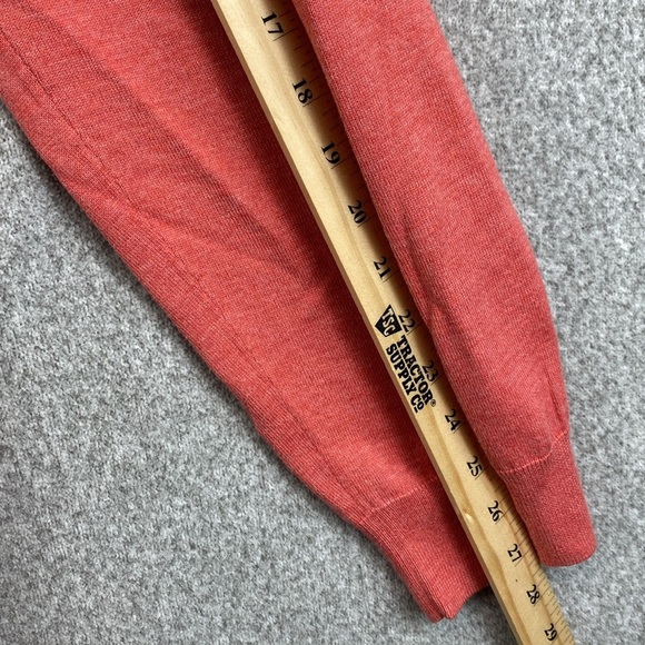 Brooks Brothers Supima cotton sweater XXL salmon super soft V-neck golf preppy - Picture 4 of 8